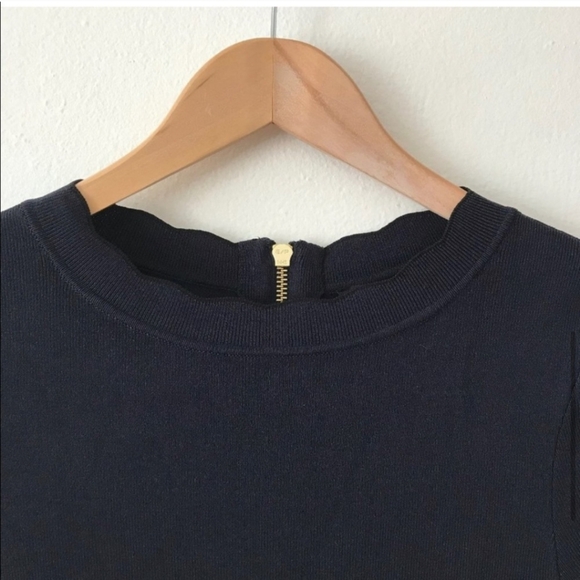 Ted Baker Dorlean Scallop Trim Knit Skater Dress Size 0 NWOT - Picture 7 of 17